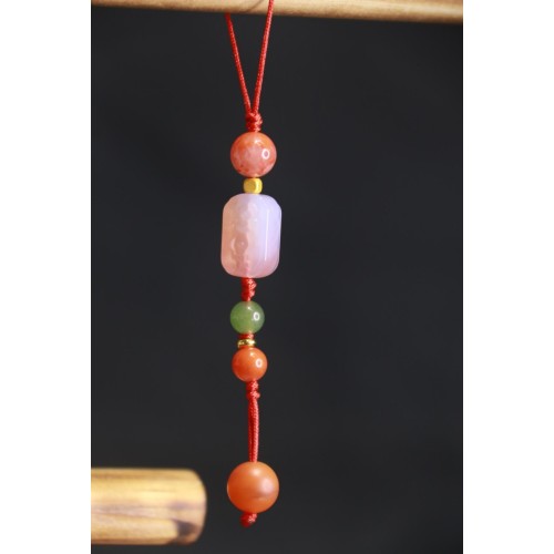 collar colgante de ágata