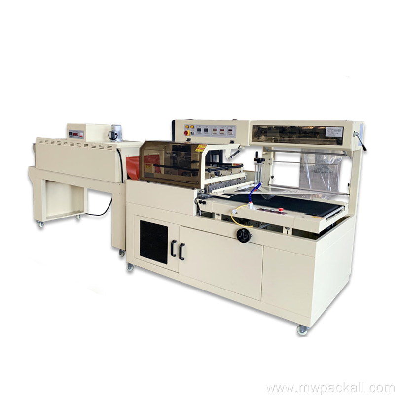 L type automatic pof film shrink wrapping machine