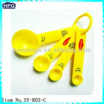 Durable Plastic Measuring Spoon Set