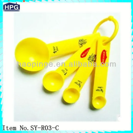 Durable Plastic Measuring Spoon Set