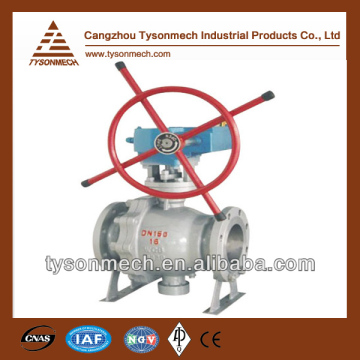 Tysonmech hot sale acid resistant motorized trunnion mounted 12v ball valve