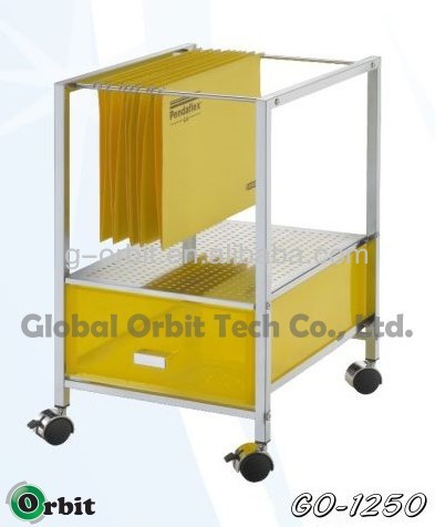 Drawer plastic trolley cart