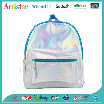 pink, blue, gold laser backpack