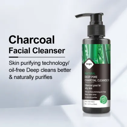 Men's Charcoal Oil Controlling Acne Treatment Facial Cleanser