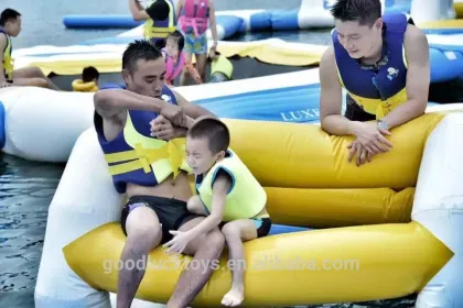 inflatable aqua park equipment, inflatable aqua park components, inflatable aqua park