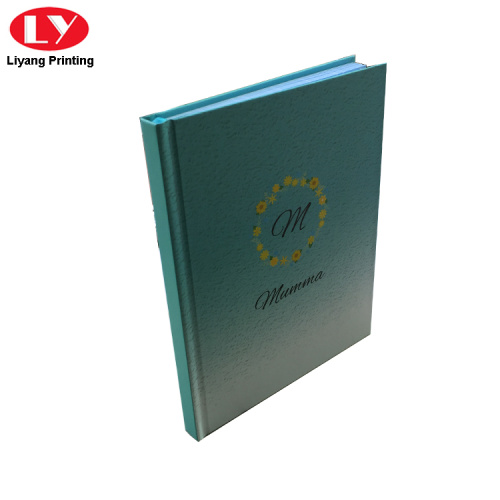 Notebook hardcover dengan logo tersuai