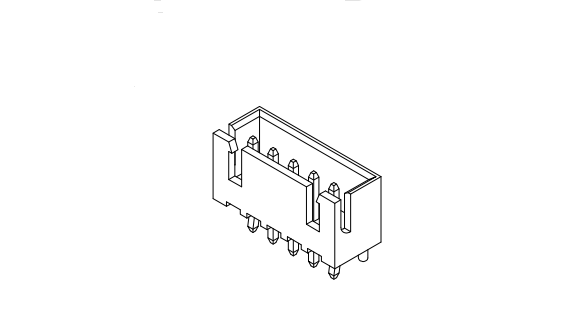 2,5 mm toonhoogte 180 ° wafel met of zonder baasconnector