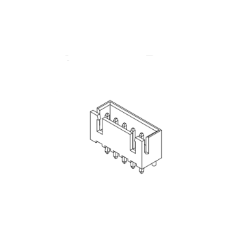 2,5 mm toonhoogte 180 ° wafel met of zonder baasconnector