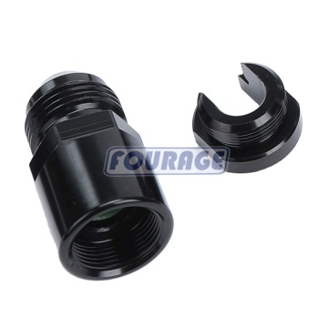 Aluminum AN6 AN8 Male Thread to SAE 3/8" 5/16" EFI Quick Connect/Disconnect Fuel Line Fitting Connector