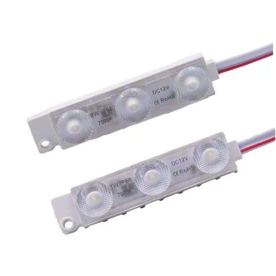 High Quality DC12V Indoor LED Module with 3 Lights Round Sign Billboard Lens SMD2835 Chip