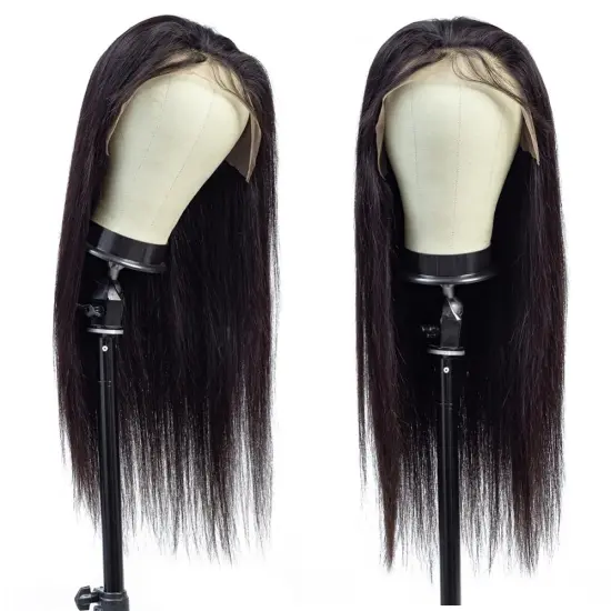 10A Mink Raw Unprocessed Virgin Human Hair Weaves From Brazil Lace Front Wig For Black Women Straight Wave Brazilian Hair Wigs