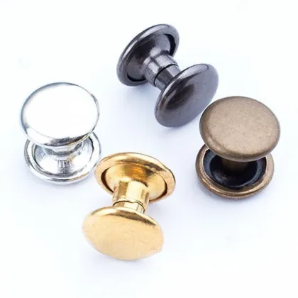 Custom Supply Garment 4 Color Brass Rivets 5mm-12mm