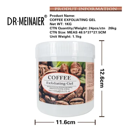 OEM Body Facial Cleanser with Lemon VC & Rose Exfoliating Gel Scrub