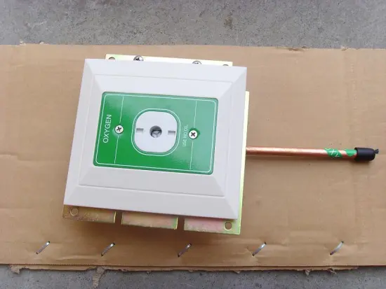 Wall mounted Ohmeda outlets