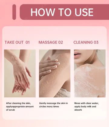 Private Label Lighten Skin Hydrating Body Scrub