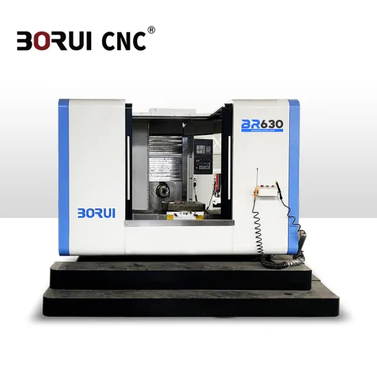 BR630 Five Axis Horizontal Machining Center CNC Milling Machine