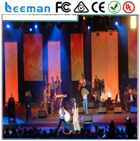 stage led screen 2015 Leeman P3.91 SMD light weight rental led display