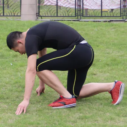 Hot sweat men use neoprene slimming body shaper