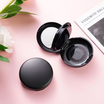 Venta en caliente Embalaje de polvo de doble capa: caja de polvo prensado de mejilla facial y contenedor de paleta de colorantes