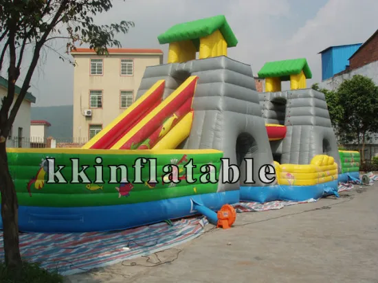 good quality inflatable amusement park slides