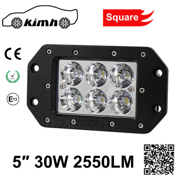 Diecast Aluminum Housing Auto Parts 6000K 5 Inch Go Kart 30w led work lamp