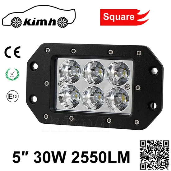 Diecast Aluminum Housing Auto Parts 6000K 5 Inch Go Kart 30w led work lamp