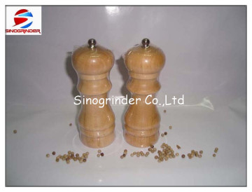 wooden pepper mill