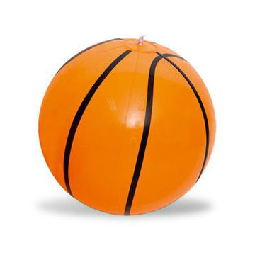 Inflatable Basket Ball, OEM Orders Accepted, Measures 16-inch, Customized Colors are Welcome