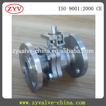 Investment Casting Flanged Ball Valves Floating Ball Valves