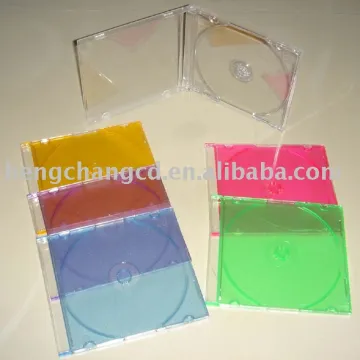 5.2mm slim cd case with colorful tray