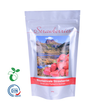 PLA PLA PLA PLA PBAT Biodégradable Compostable Food Packaging Ziplock Sac