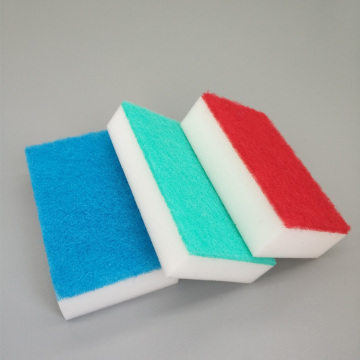Excellent clean melamine sponge nano foam colorful soft scouring pads cloth OEM custom design support