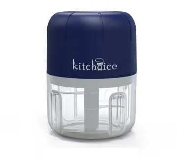 USB Rechargeable Multi-Function Garlic Press, Chopper & Meat Chili Grinder - Customizable Design