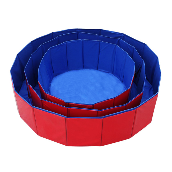 120cm Foldable Large Dog Pool Pet Bath Tub 5