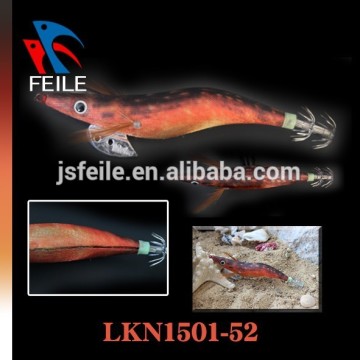 Hot-selling and newstyle luminous Squid jig with high quality Japanese cloth