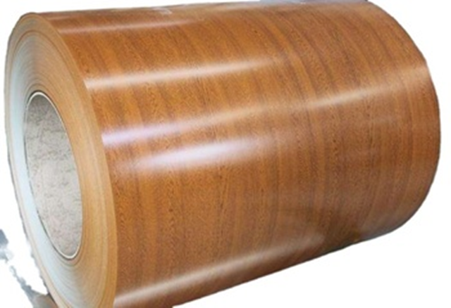 wood grain steel coil