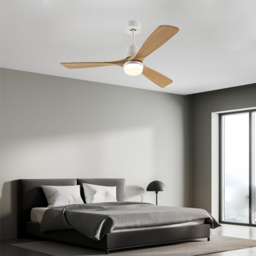 Zhongshan Factory Direct 6 Air Speeds Low Decibel Ceiling Fan Light