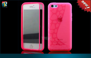 Matte Flip Tpucase Iphone 5c Protective Cases With Touch Screen Customized