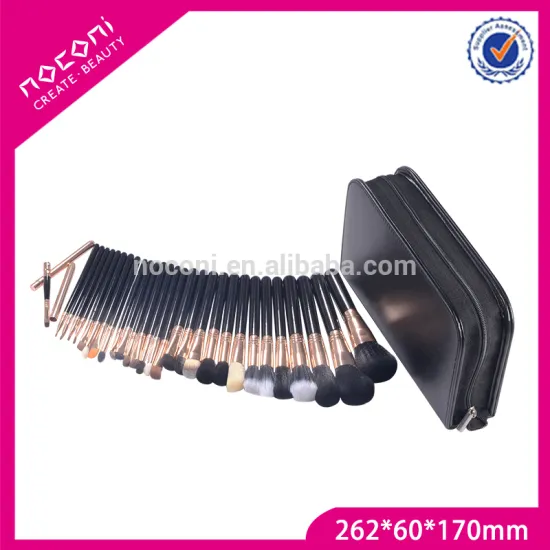 Prefessional make up brush set 29pcs black make up with cosmetic bag