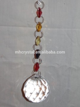 hanging glass crystal prism ball window Suncatcher MH-12754