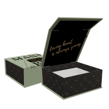 Luxury Magnetic Gift Packaging Box - Custom Printed Hard Rigid Cardboard Shipping Boxes