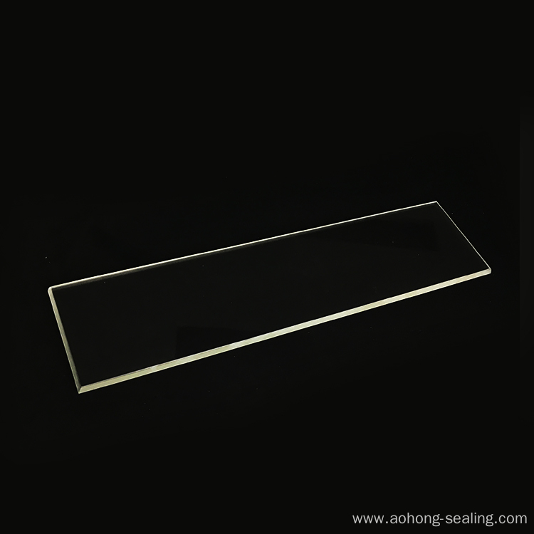 Flat Custom Size Borosilicate Square Glass Sheet