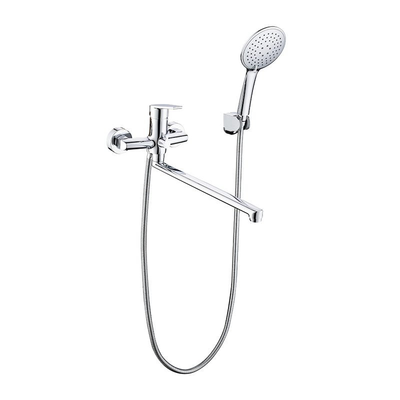 New Chrome Single Handle Shower Faucet