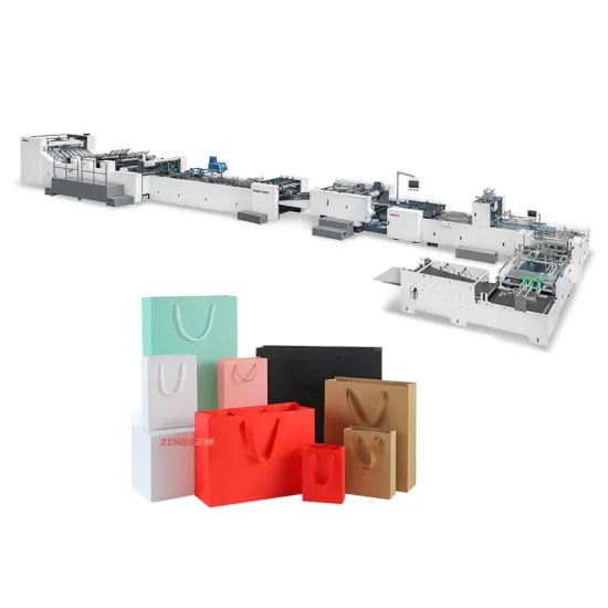 Fully Servo Sheet Feeding Paper Bag Making Machine