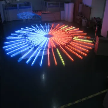 1m 3d led star shower rain lights