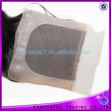 Brazilian Custom made Top closure Silk base closure