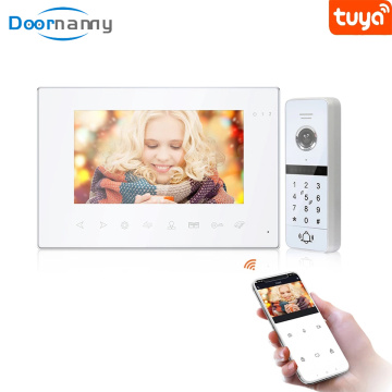 Doornanny WiFi Wireless Video Intercom System For Home Apartment Password Swipe Access Video Doorbell Doorphone Unlock AHD960P