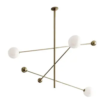 INSHINE Bras Strip Drop Bright Pendant Light