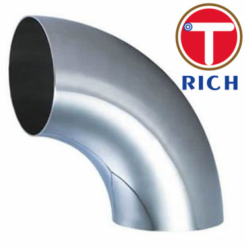 Beverage Polished Welded Stainless Elbow Steel