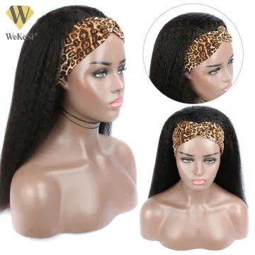 Wholesale Cuticle Aligned Virgin Human Hair Headband Wig No Lace Head band Wigs Headband Wigs Human Hair For Black Women